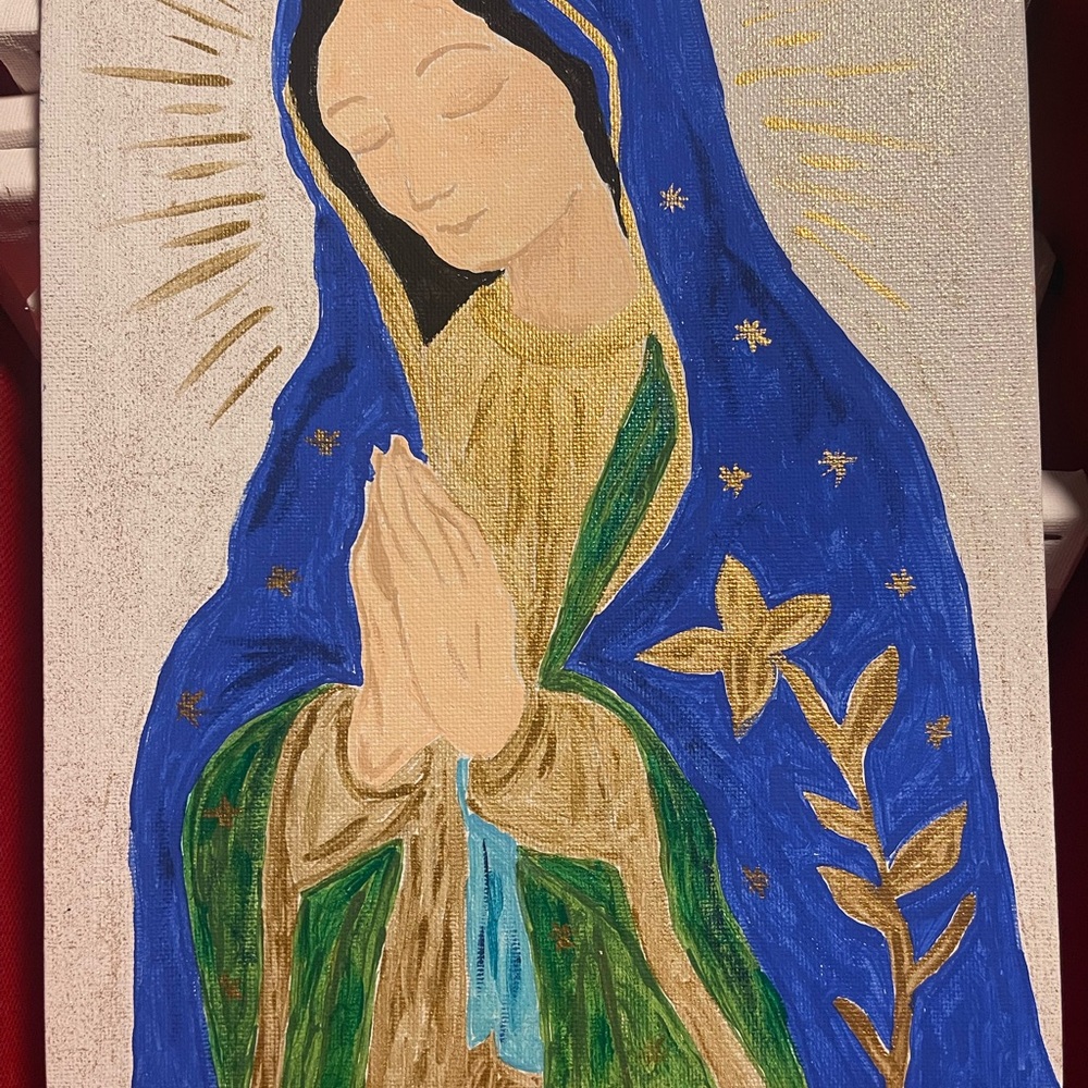 Vibrant Religious Canvas Art